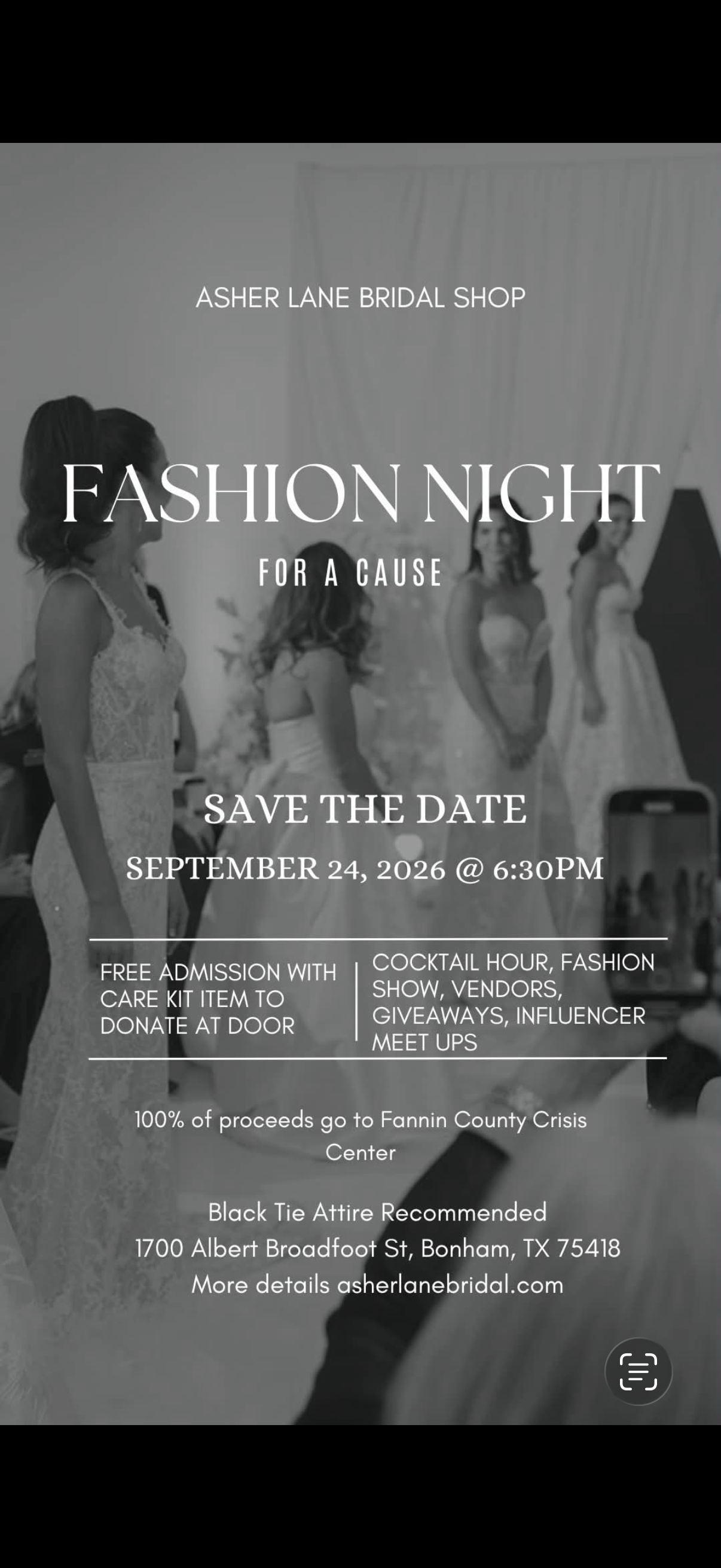 Fashion Night For A Cause cover